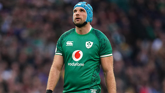 Tadhg Beirne in action for Ireland against England during 2022 Six Nations