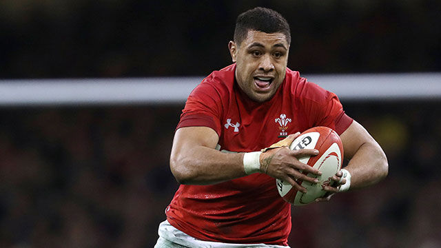 Taulupe Faletau in action for Wales