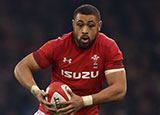 Taulupe Faletau in action for Wales