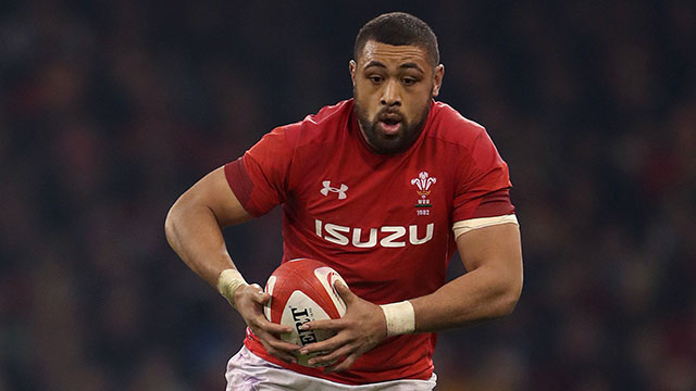 Taulupe Faletau in action for Wales