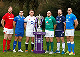 Team captains at Six Nations launch