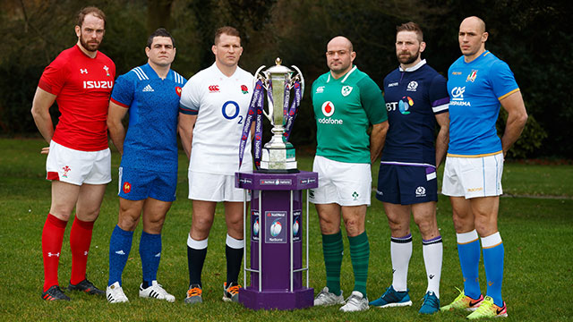 Team captains at Six Nations launch
