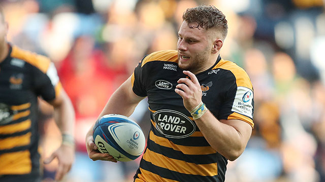 Thomas Young in action for Wasps