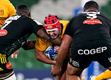 Tom Stewart in action for Ulster v La Rochelle