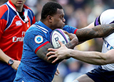 Virimi Vakatawa in action for France against Scotland in 2018 Six Nations