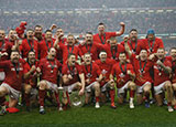 Wales celebrate winning 2019 Six Nations