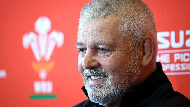 Warren Gatland at Wales press conference