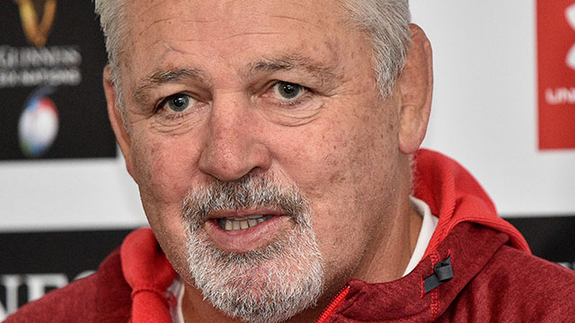 Warren Gatland at Wales squad announcement for 2019 Six Nations