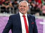 Warren Gatland at Wales v New Zealand match during 2019 Rugby World Cup