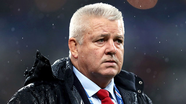 Warren Gatland before France v Wales match in 2019 Six Nations