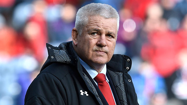 Warren Gatland before Scotland v Wales match in 2019 Six Nations