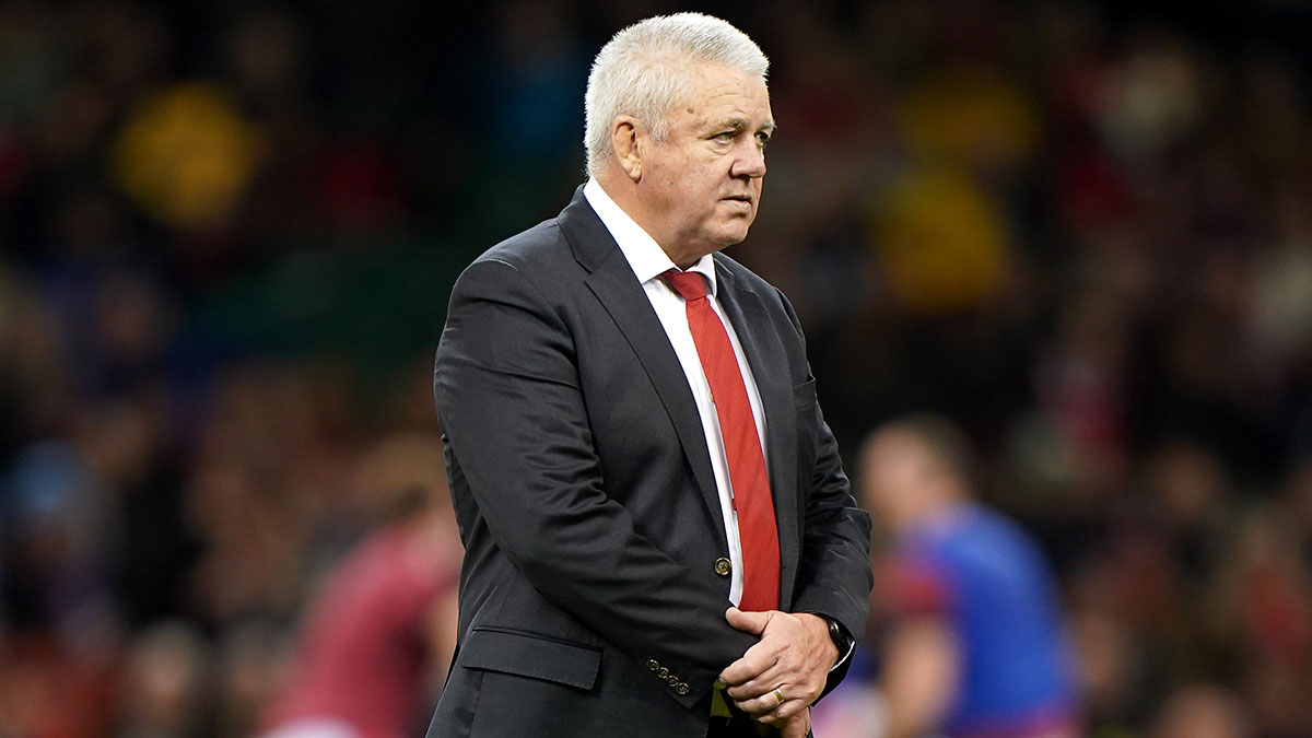 Warren Gatland before Wales v Italy match in 2024 Six Nations