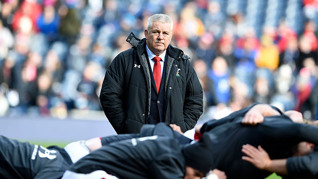 Warren Gatland before the Scotland v Wales match in 2019 Six Nations