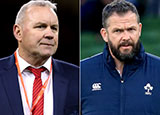 Wayne Pivac and Andy Farrell