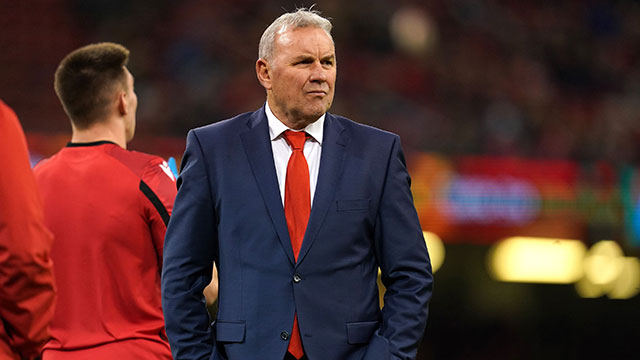 Wayne Pivac before Wales v Australia match during 2021 Autumn Internationals