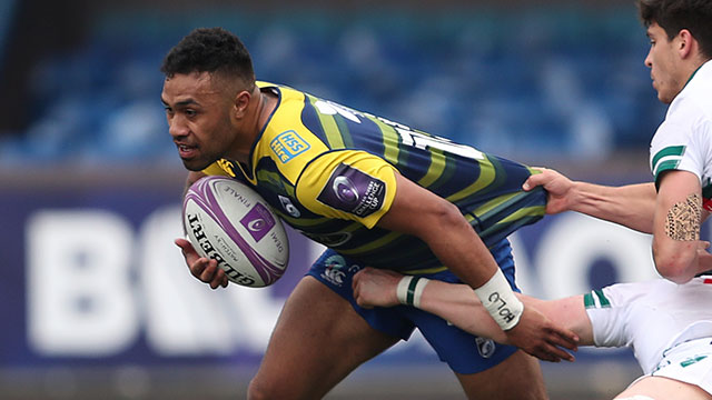 Willis Halaholo in action for Cardiff Blues